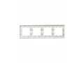             BRITE жиектемесі, 4 орынды РУ-4-2-Бр, шыны ақ күңгірт ИЭК    