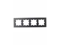             BRITE жиектемесі, 4 орынды РУ-4-2-Бр, шыны қара күңгірт ИЭК    