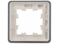             BRITE жиектемесі, 1 орынды РУ-1-2-Бр, шыны ақ RE ИЭК    