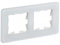             BRITE жиектемесі, 2 орынды РУ-2-2-Бр, шыны ақ RE ИЭК    