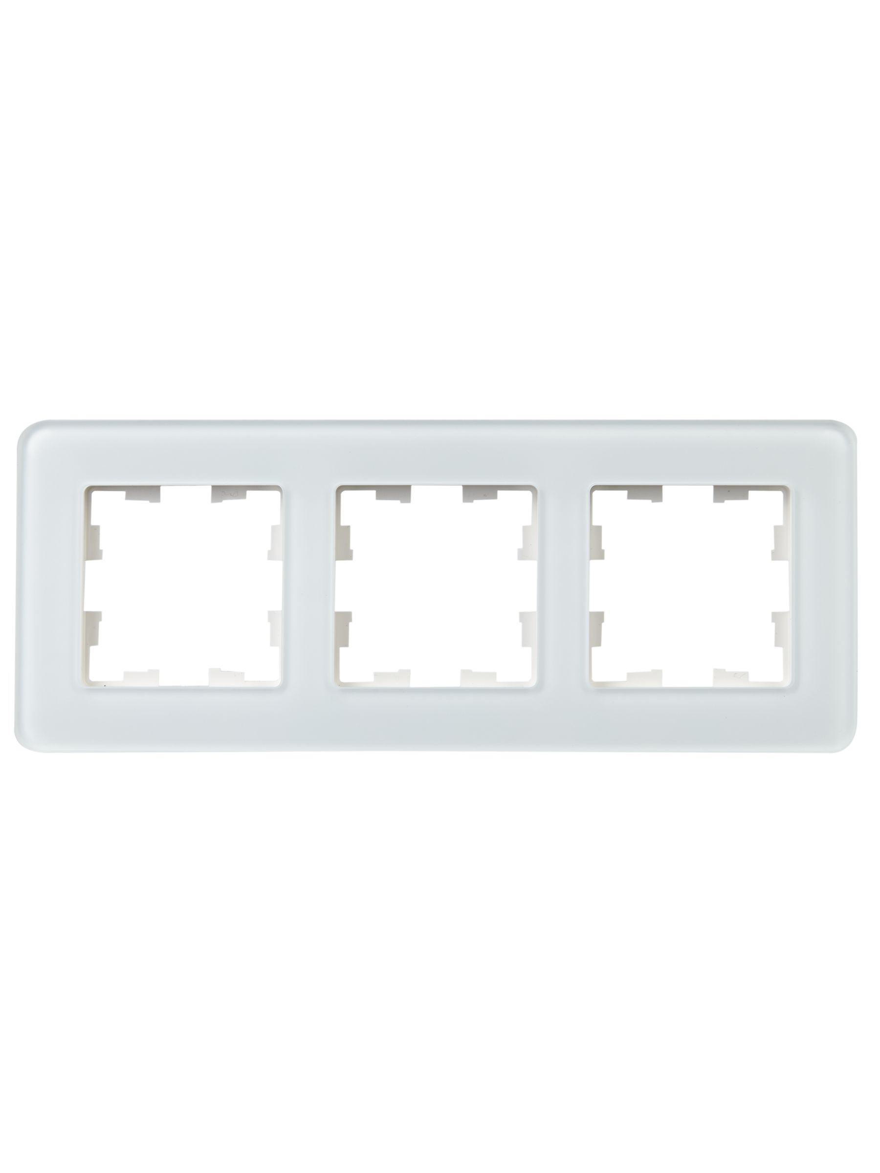             BRITE жиектемесі, 3 орынды РУ-3-2-Бр, шыны ақ RE ИЭК    