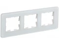             BRITE жиектемесі, 3 орынды РУ-3-2-Бр, шыны ақ RE ИЭК    