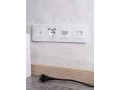             BRITE жиектемесі, 4 орынды РУ-4-2-Бр, шыны ақ RE ИЭК    