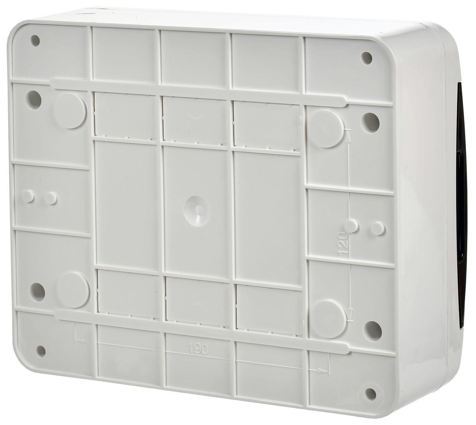             TEKFOR корпусы пластикалық ЩРН-П-12 IP41 қара мөлдір есік ИЭК    