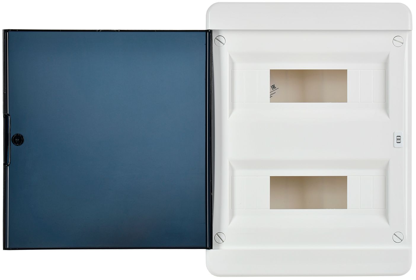             TEKFOR корпусы пластикалық ЩРН-П-24 IP41 қара мөлдір есік ИЭК    