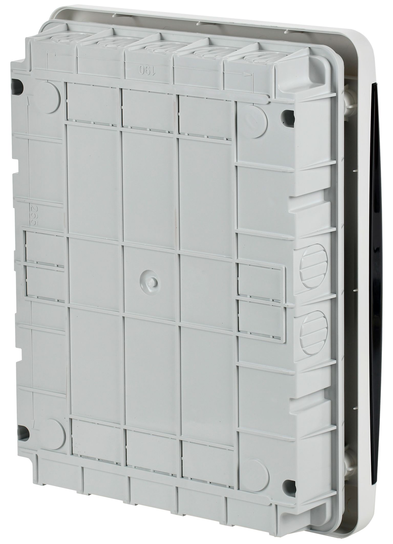             TEKFOR корпусы пластикалық ЩРВ-П-24 IP41 қара мөлдір есік ИЭК    