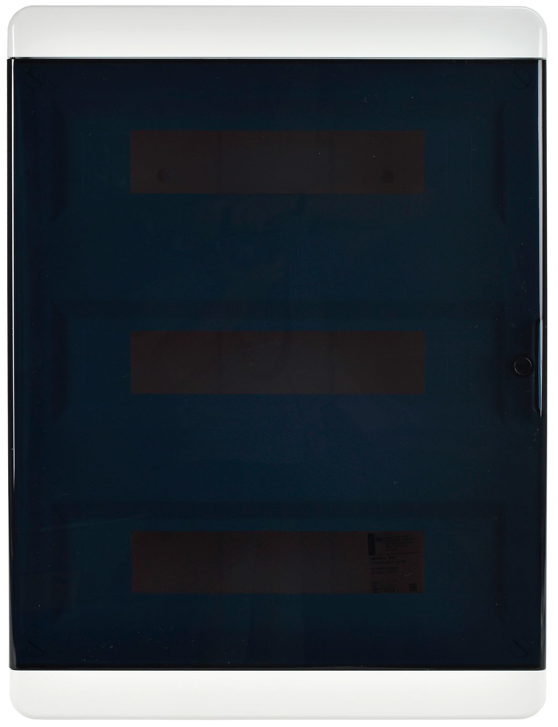             TEKFOR корпусы пластикалық ЩРВ-П-54 IP41 қара мөлдір есік ИЭК    