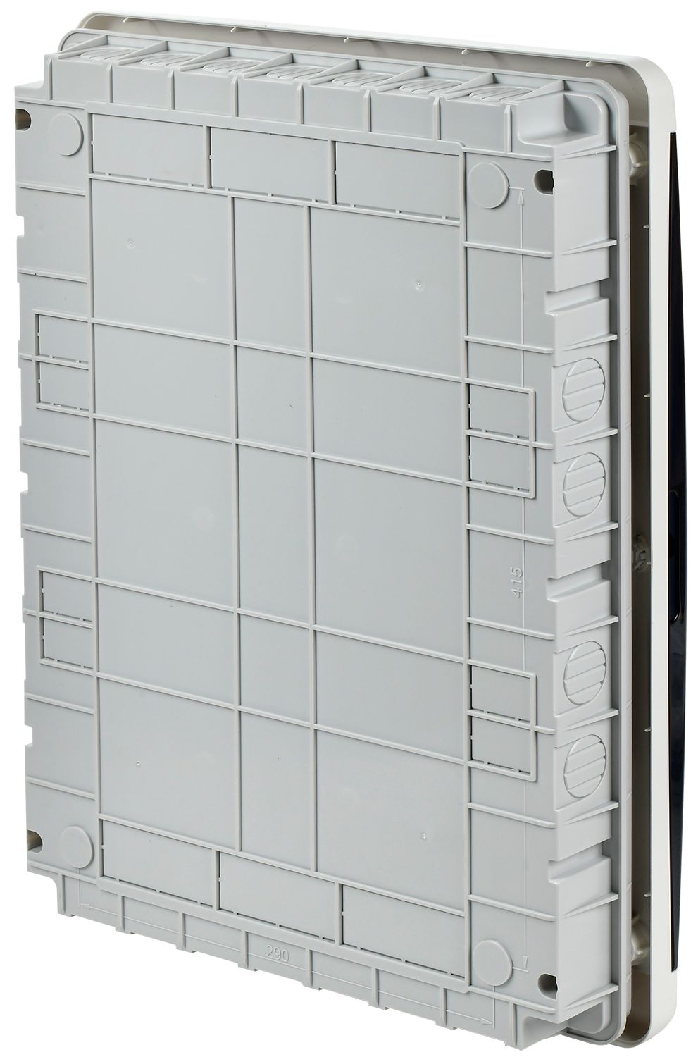             TEKFOR корпусы пластикалық ЩРВ-П-54 IP41 қара мөлдір есік ИЭК    