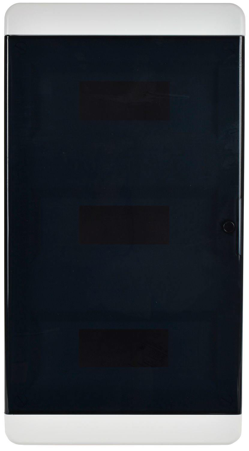             TEKFOR корпусы пластикалық ЩРВ-П-36 IP41 қара мөлдір есік ИЭК    