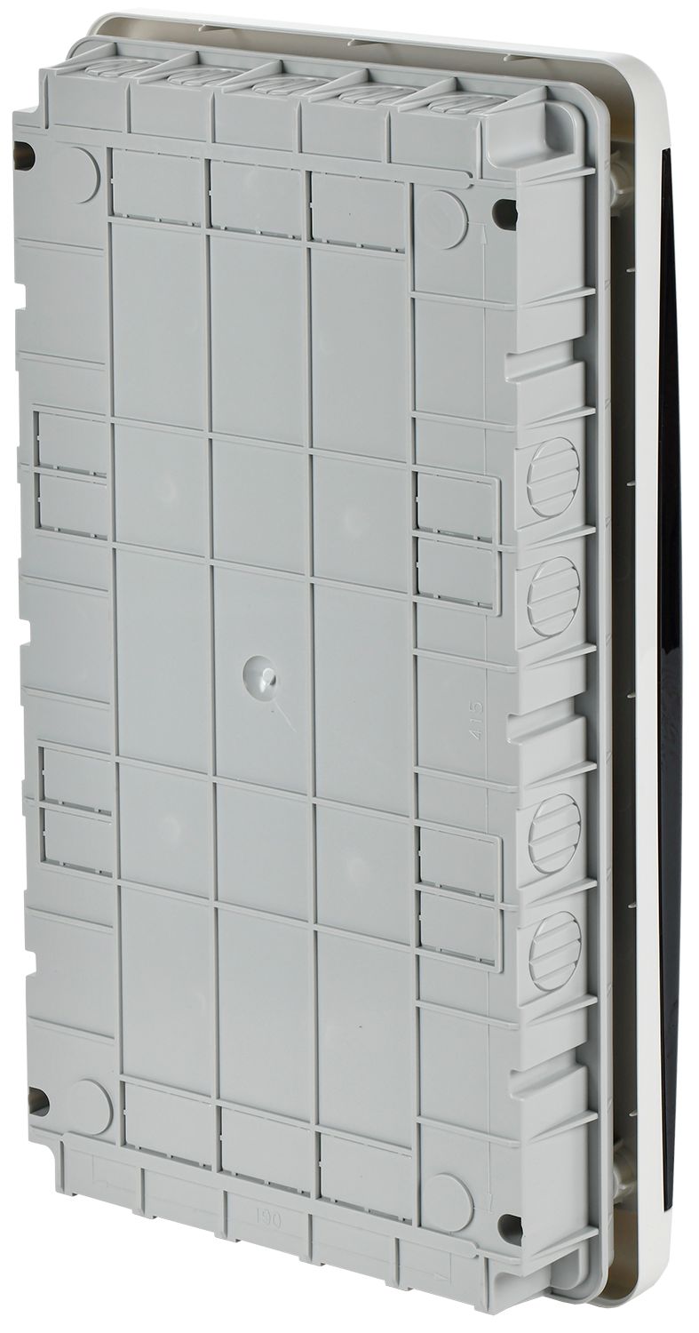             TEKFOR корпусы пластикалық ЩРВ-П-36 IP41 қара мөлдір есік ИЭК    