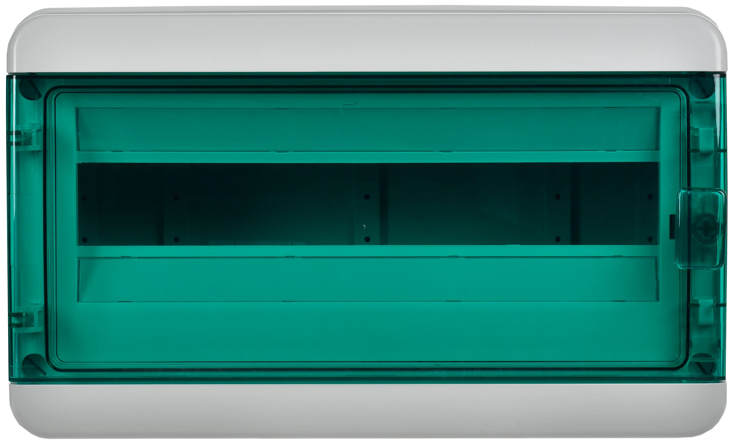             TEKFOR корпусы пластикалық КМПн-18 IP65 жасыл мөлдір есік IEK    