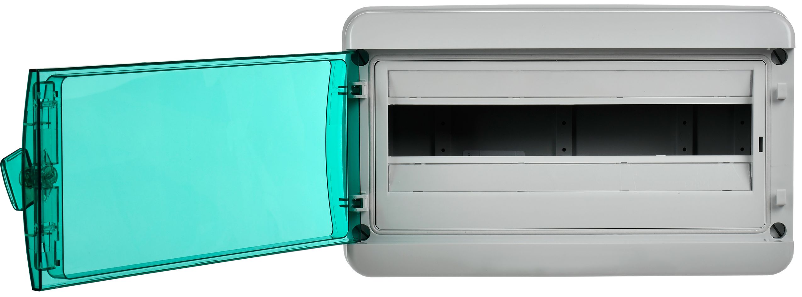             TEKFOR корпусы пластикалық КМПн-18 IP65 жасыл мөлдір есік IEK    