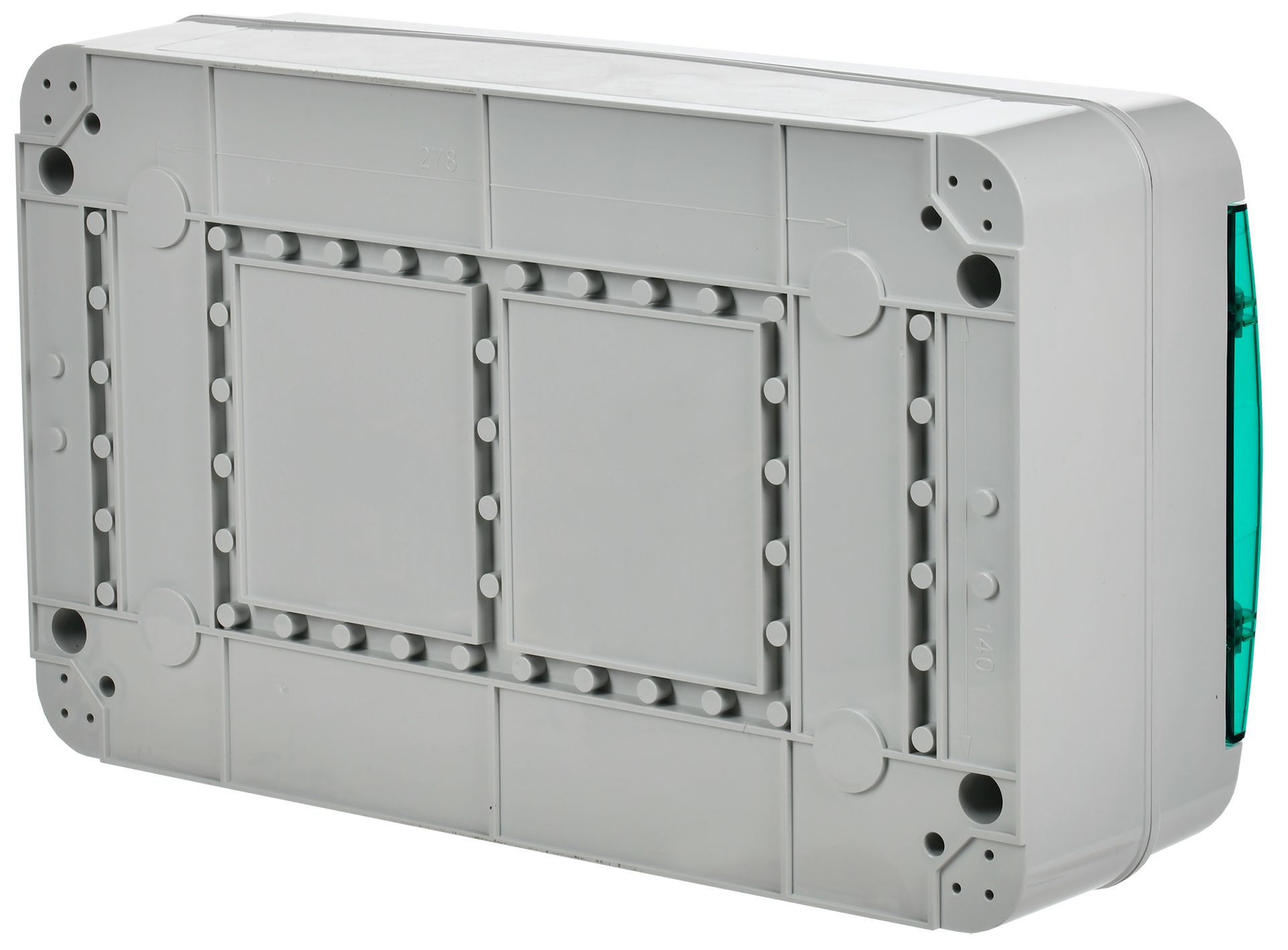             TEKFOR корпусы пластикалық КМПн-18 IP65 жасыл мөлдір есік IEK    