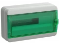 TEKFOR корпусы пластикалық КМПн-18 IP65 жасыл мөлдір есік IEK