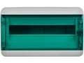 TEKFOR корпусы пластикалық КМПн-18 IP65 жасыл мөлдір есік IEK