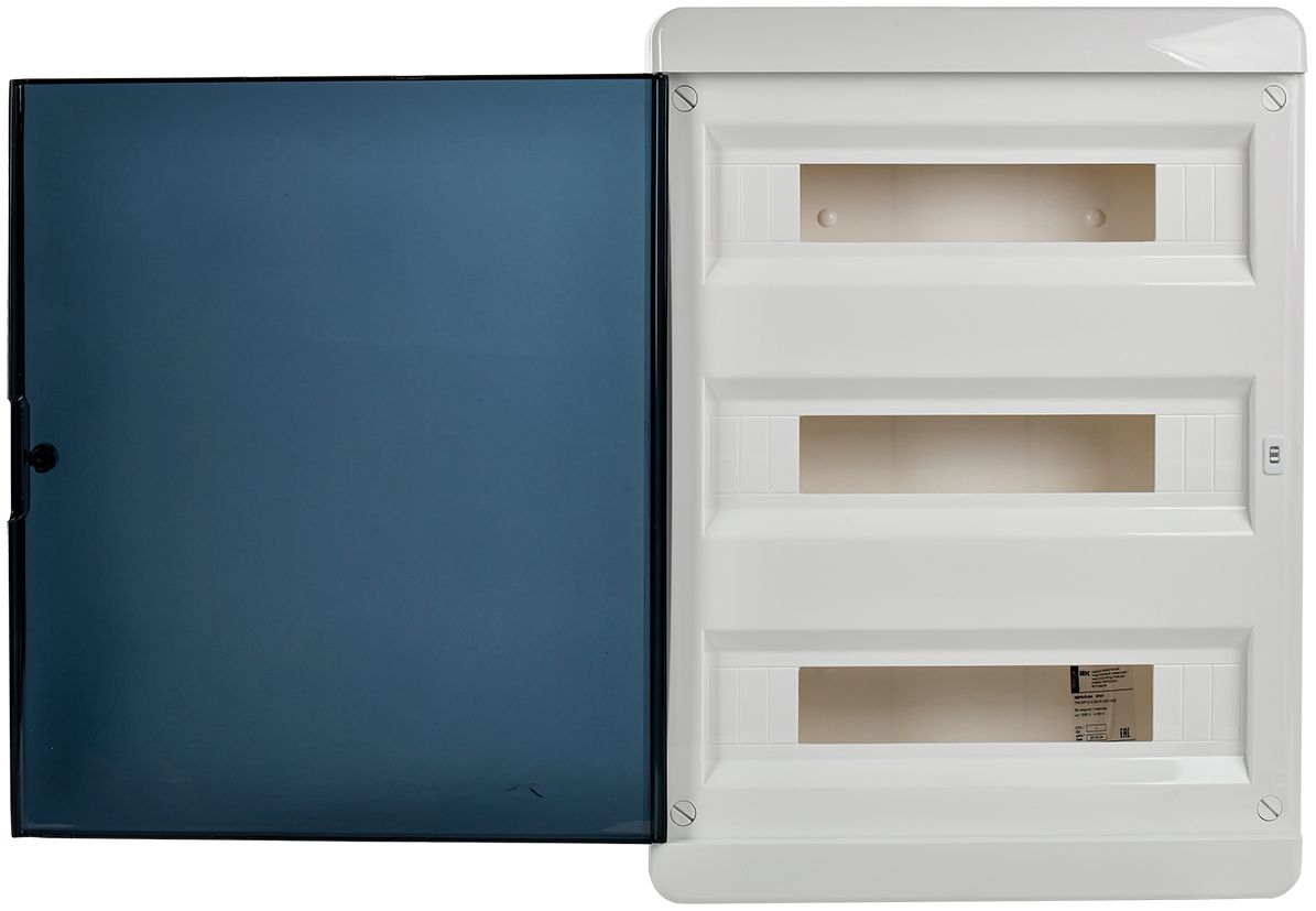             TEKFOR корпусы пластикалық ЩРН-П-54 IP41 қара мөлдір есік ИЭК    