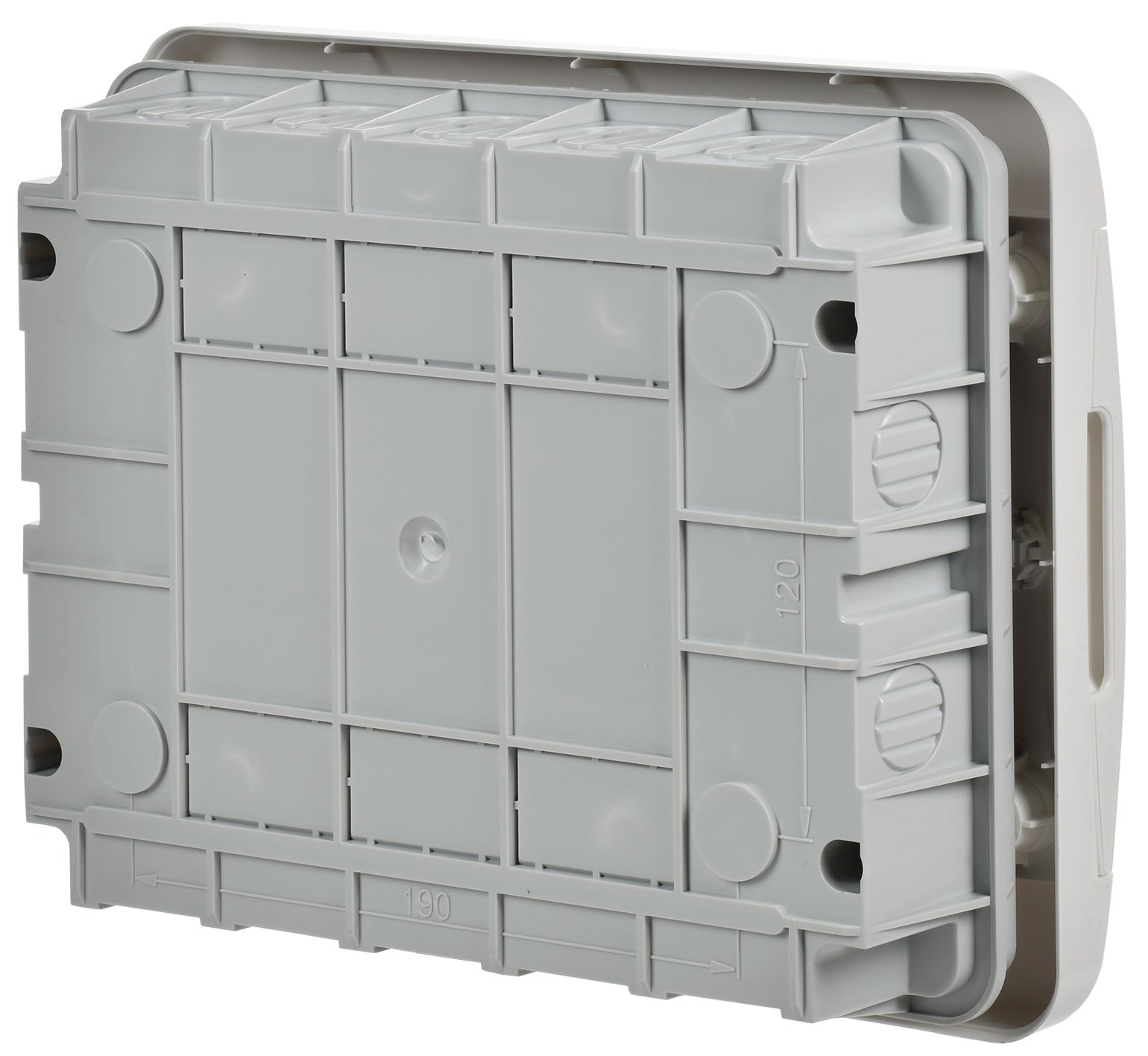             TEKFOR корпусы пластикалық ЩРВ-П-12 IP41 ақ есік ИЭК    