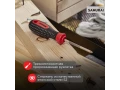 Айқара бұрағыш PZ1х75мм, үш компонентті тұтқа, болат S2 REXANT 12-6414-1