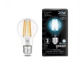 Шам Gauss Filament А60 20W 1850lm 4100К Е27 LED 1/10/40