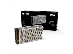 Блок питания Gauss 150W 12V IP20 1/50 /202003150/