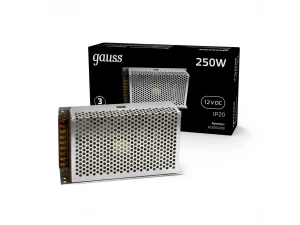 Блок питания Gauss 250W 12V IP20 1/36 /202003250/