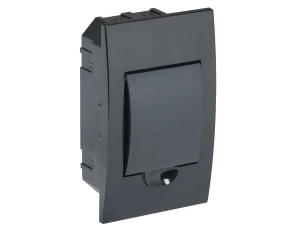 Корпус пластиковый ЩРВ-П-4 модулей встраиваемый черный IP41 ИЭК