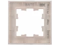             BRITE жиектемесі, 1 орынды РУ-1-2-Бр, шыны қызғылт күңгірт ИЭК    