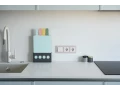             BRITE жиектемесі, 3 орынды РУ-3-2-Бр, шыны қызғылт күңгірт ИЭК    