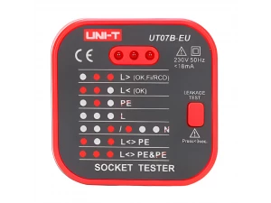 Тестер розеток UNI-T UT07B-EU, 13-1121