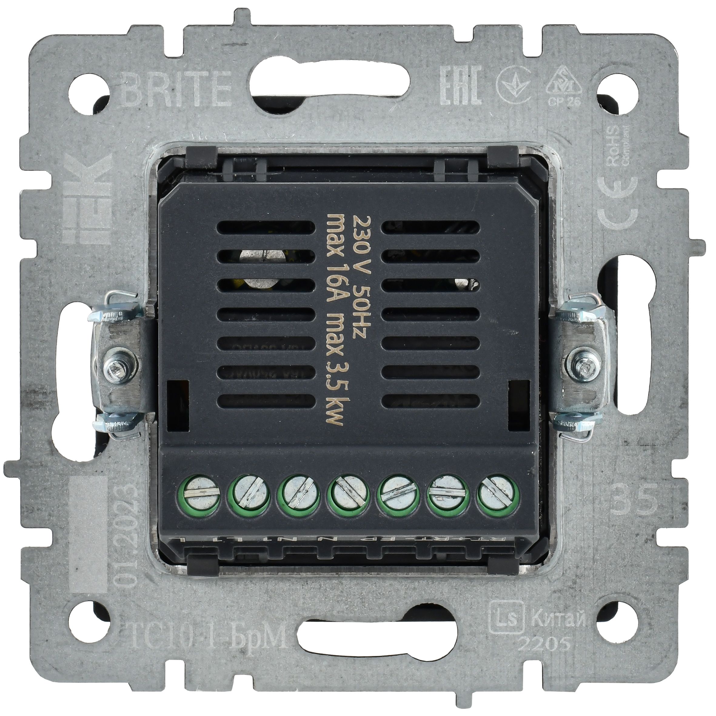             BRITE ТС10-1 индикациясы бар электронды термостат-БрМ маренго ИЭК    