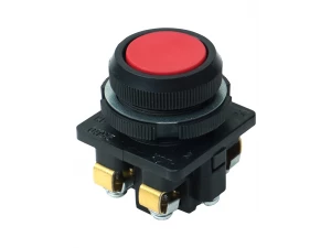 КЕ-011 У3 исп.2, красный, 1з+1р, цилиндр, IP40,10А, 660В, выключатель кнопочный (ЭТ)