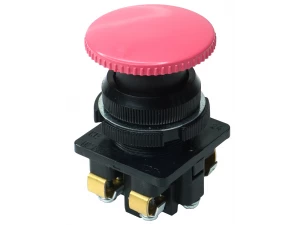 КЕ-021 У3 исп.1, красный, 2з, гриб без фиксации, IP40, 10А, 660В, выключатель кнопочный (ЭТ)