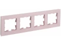             BRITE Жиектеме 4 орынды РУ-4-2-Бр шыны, қызғылт  ИЭК    