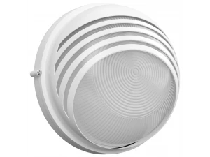 Светильник НПБ 1107 белый круг ресничка  ИЭК