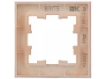             BRITE Жиектеме 1-орынды РУ-1-2-БрП шыны, шабдалы, бұлыңғыр IEK    