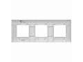             SKANDY Жиектеме 3-орынды SK-F03W арктикалық ақ IEK    