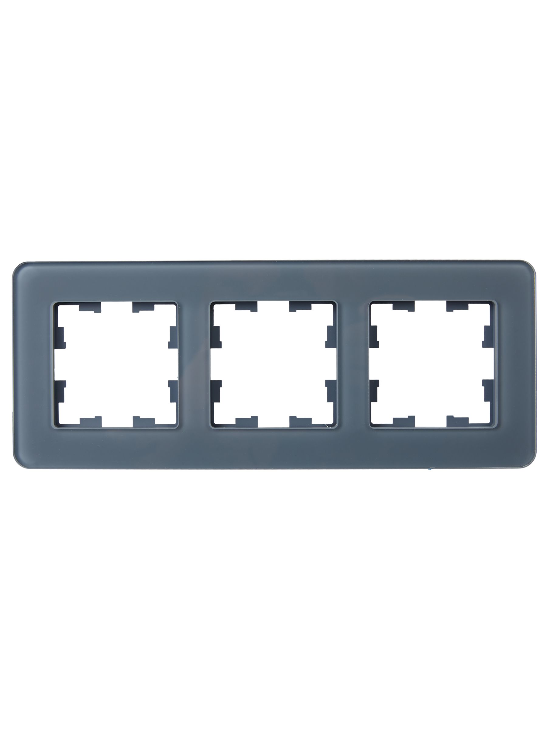             BRITE Жиектеме 3-орынды РУ-3-2-Бр шыны графит RE IEK    