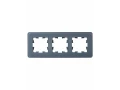             BRITE Жиектеме 3-орынды РУ-3-2-Бр шыны графит RE IEK    