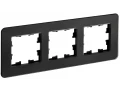             BRITE Жиектеме 3-орынды РУ-3-2-Бр шыны қара RE IEK    