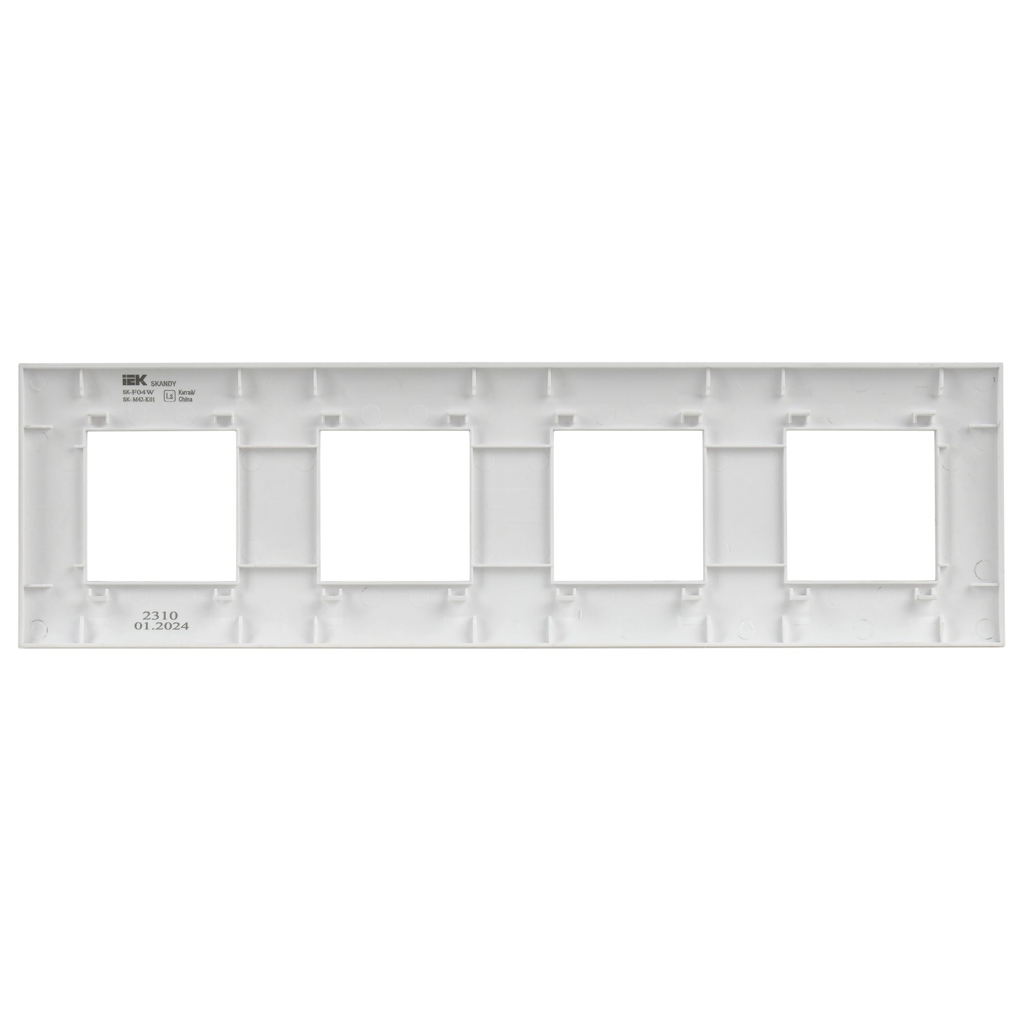             SKANDY Жиектеме 4-орынды SK-F04W арктикалық ақ IEK    