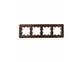             BRITE Жиектеме 4-орынды РУ-4-1-Бр металл қоңыр RE AL IEK    
