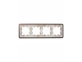             BRITE Жиектеме 4-орынды РУ-4-1-Бр металл қоңыр RE AL IEK    