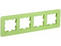             BRITE Жиектеме 4-орынды РУ-4-2-Бр шыны эко грин RE IEK    