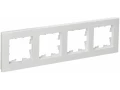             BRITE Жиектеме 4-орынды РУ-4-Бр ақ бұдыр IEK    
