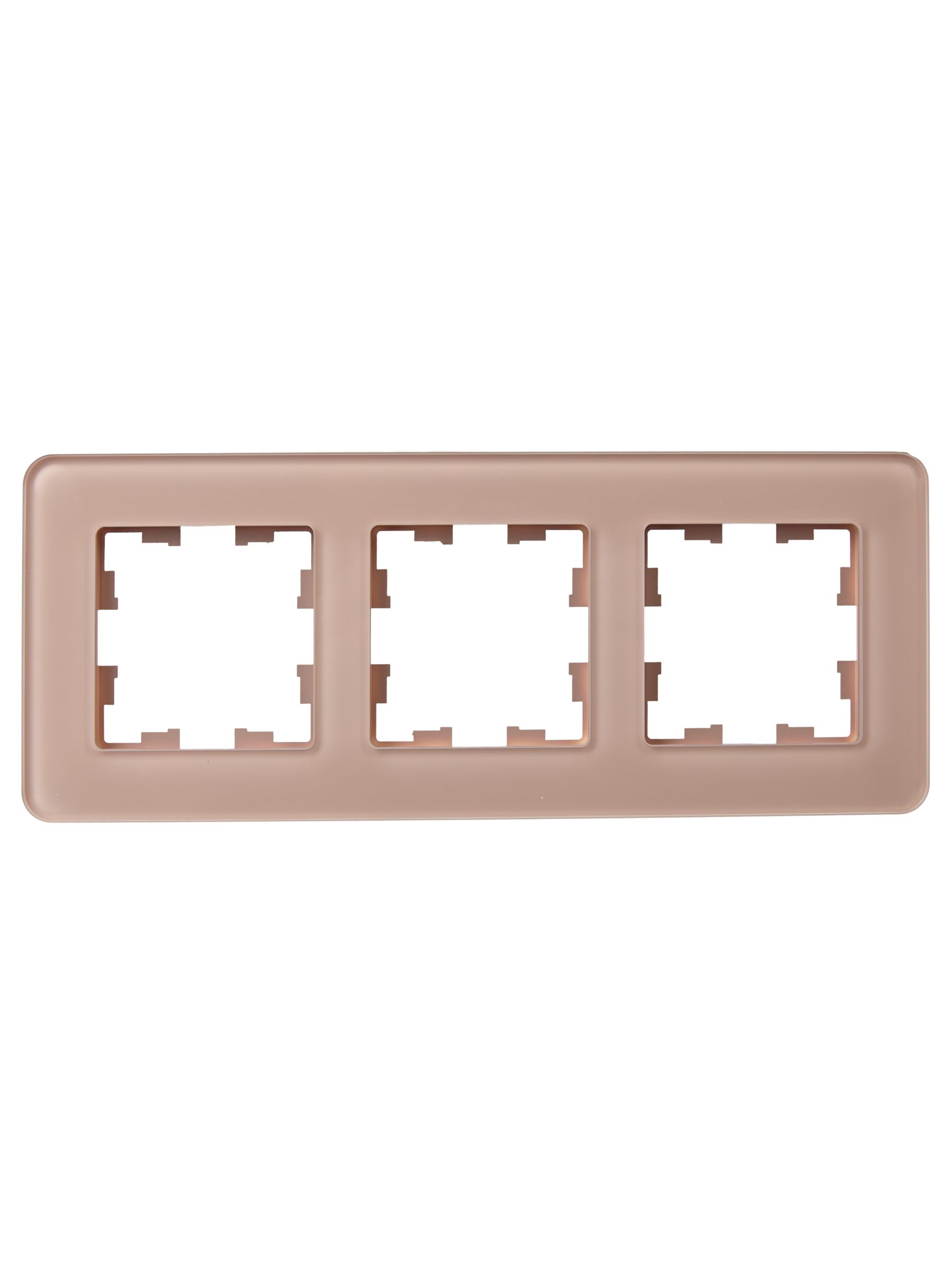             BRITE Жиектеме 3-орынды РУ-3-2-Бр шыны ысты RE IEK    
