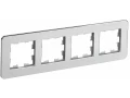             BRITE Жиектеме 4-орынды РУ-4-1-Бр металл алюминий RE IEK    