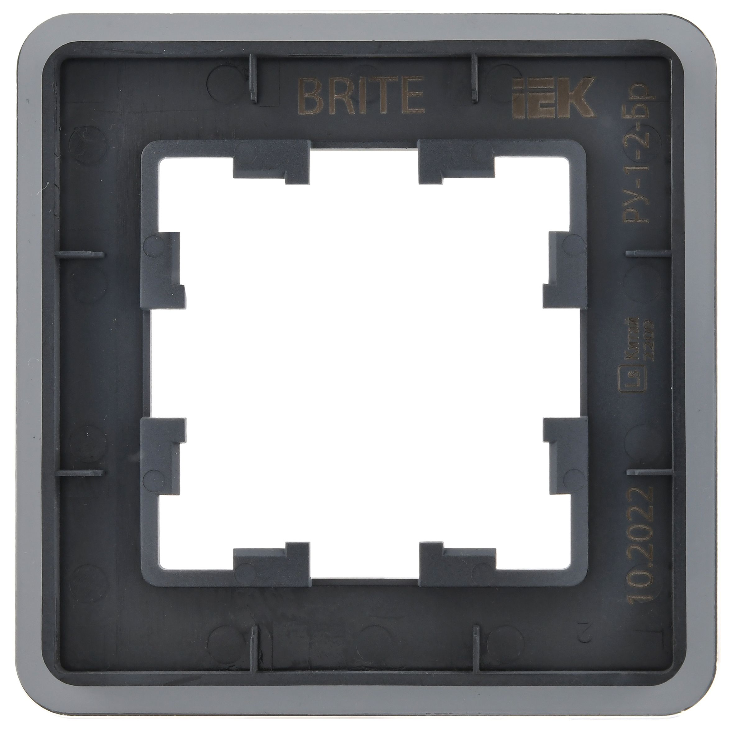             BRITE Жиектеме 1-орынды РУ-1-2-Бр шыны графит RE IEK    