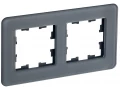             BRITE Жиектеме 2-орынды РУ-2-2-Бр шыны графит RE IEK    