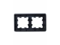             BRITE Жиектеме 2-орынды РУ-2-2-Бр шыны графит RE IEK    
