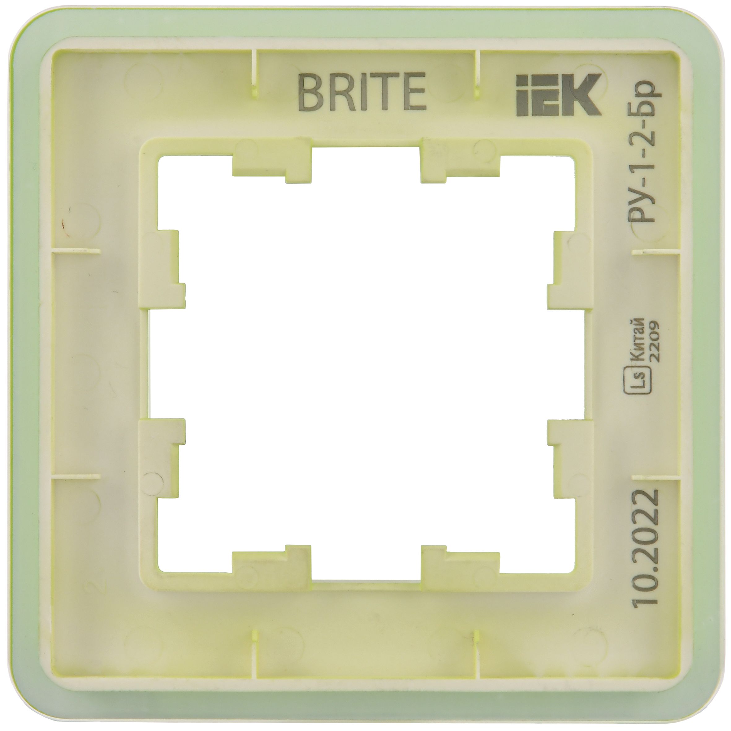             BRITE Жиектеме 1-орынды РУ-1-2-Бр шыны эко грин RE IEK    